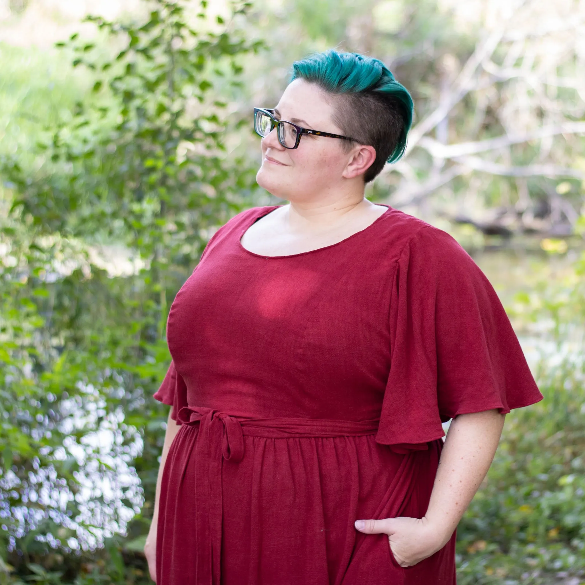 Sprig Sleeve Add-on Sewing Pattern - Women's/Curved Fit ~ for Plains   Fable Dresses