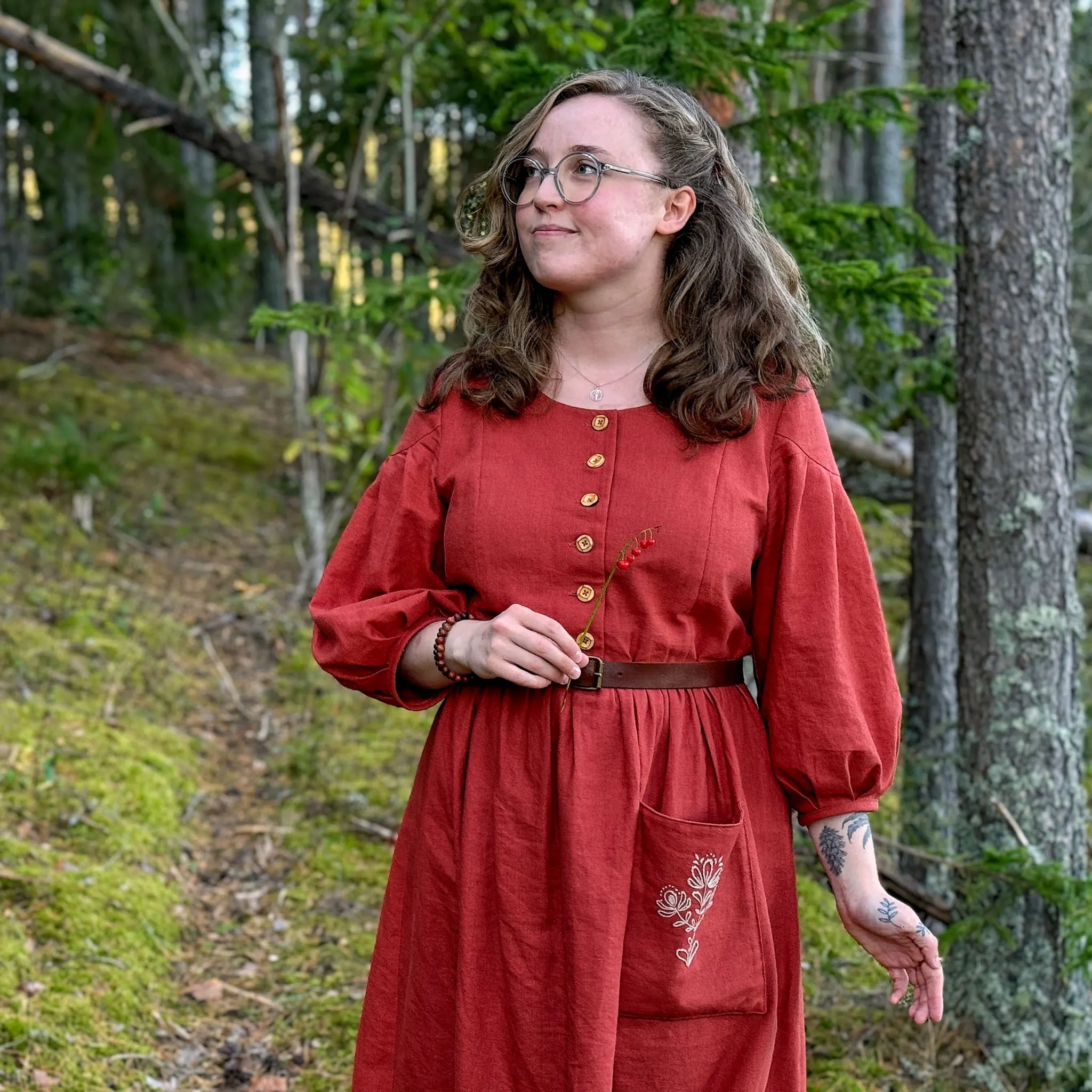 Sprig Sleeve Add-on Sewing Pattern - Women's/Curved Fit ~ for Plains   Fable Dresses