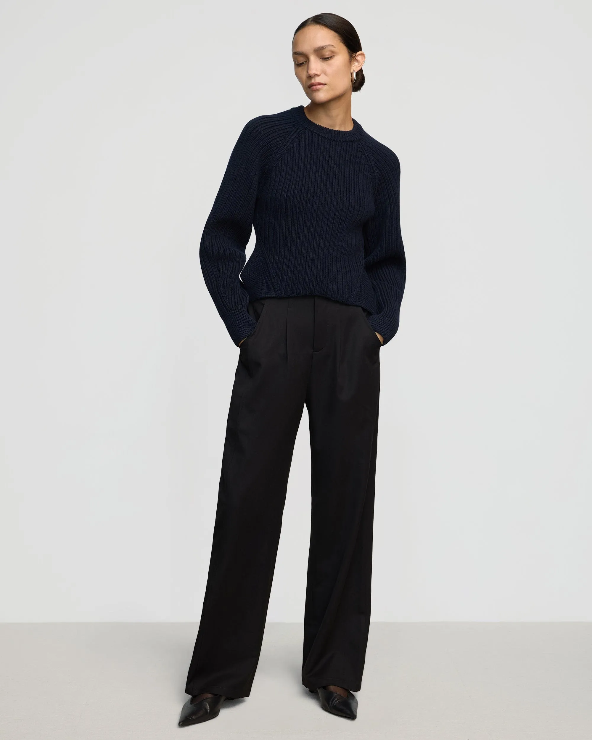 Suni Tailored Straight Leg Pant