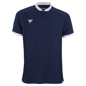 Tecnifibre Mens Team Badminton Mesh Polo Shirt - Marine