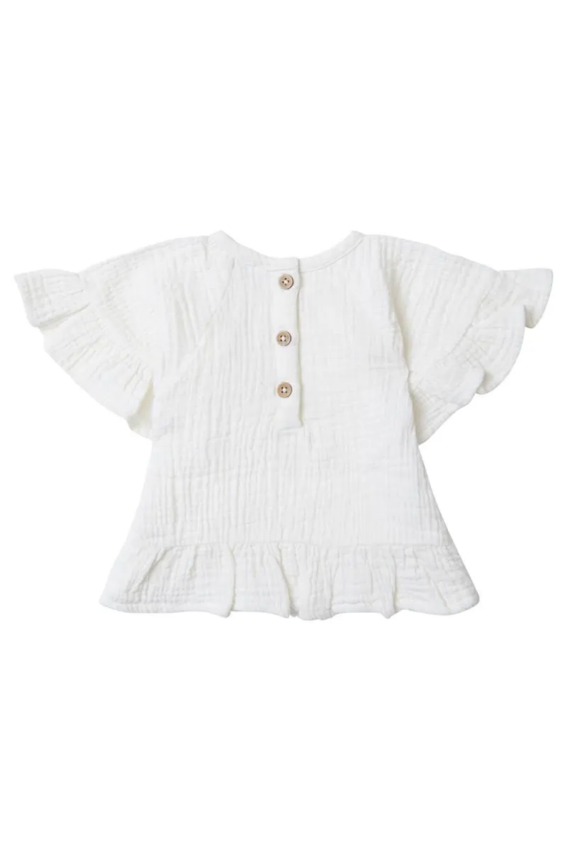 The Clawson Top - Whisper White - BABY