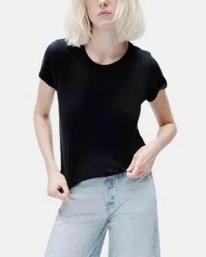 THE SLUB TEE IN BLACK