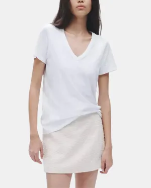 THE SLUB VEE IN BRIGHT WHITE