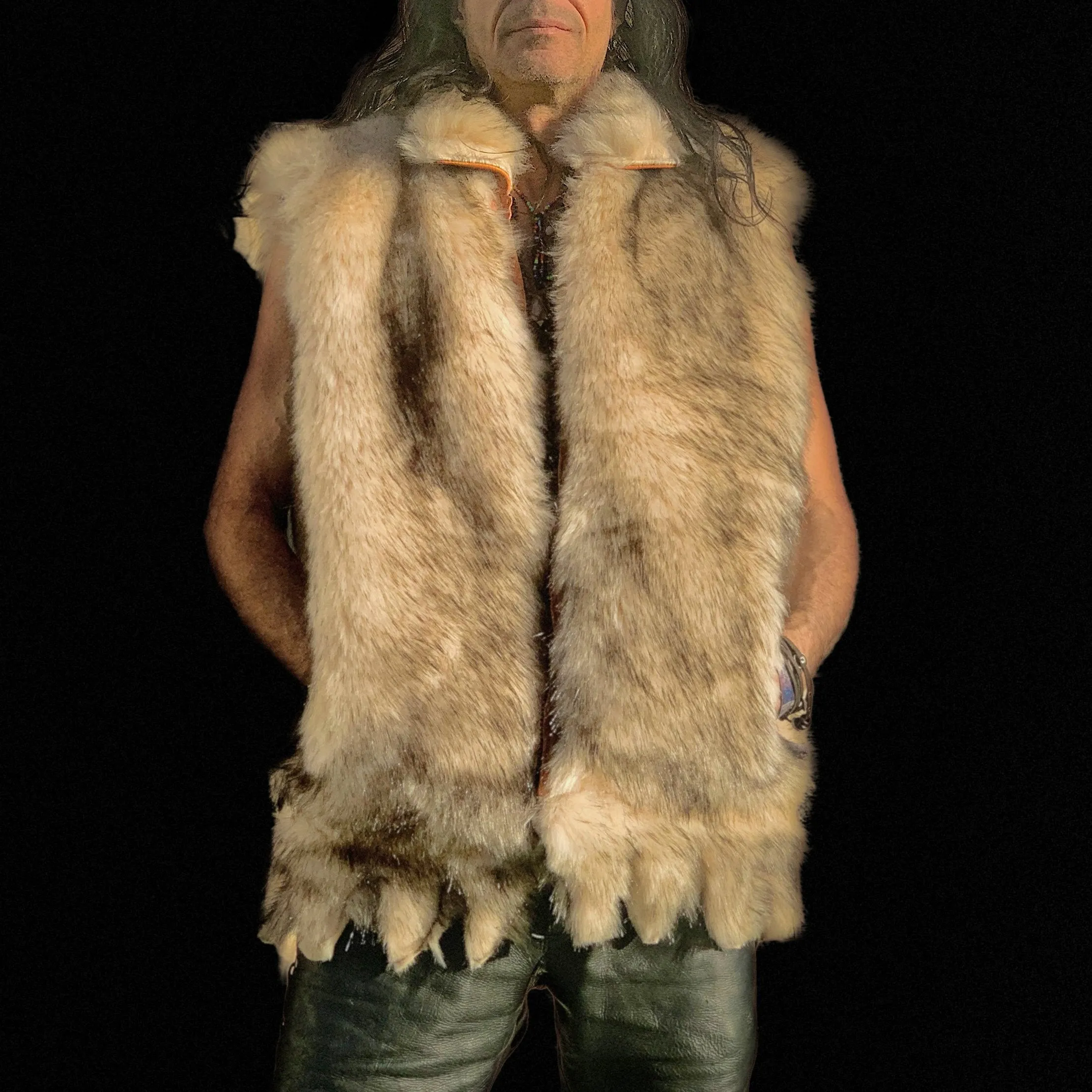 The Wilding Fur Biker Vest<BR>by Biker Dope™