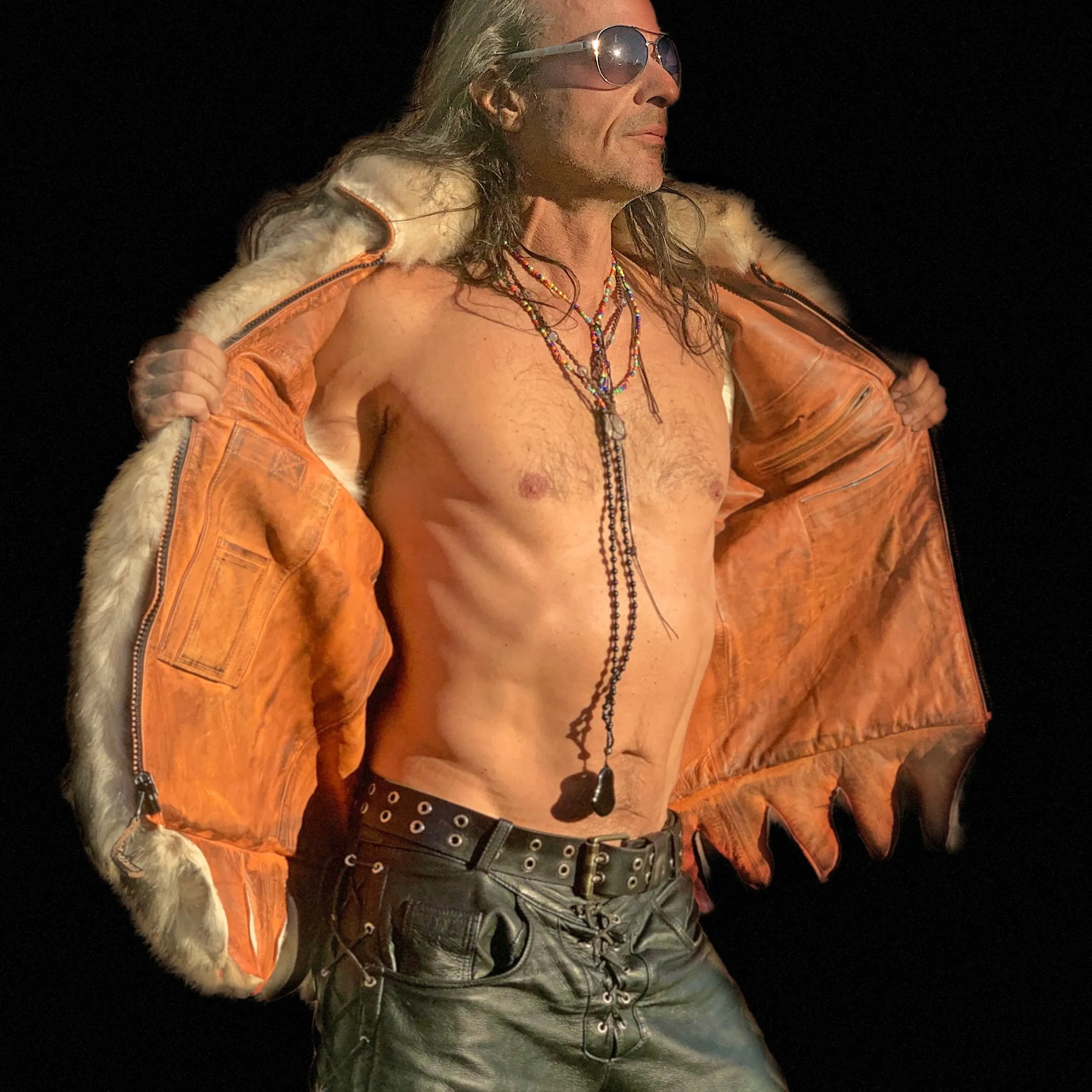 The Wilding Fur Biker Vest<BR>by Biker Dope™
