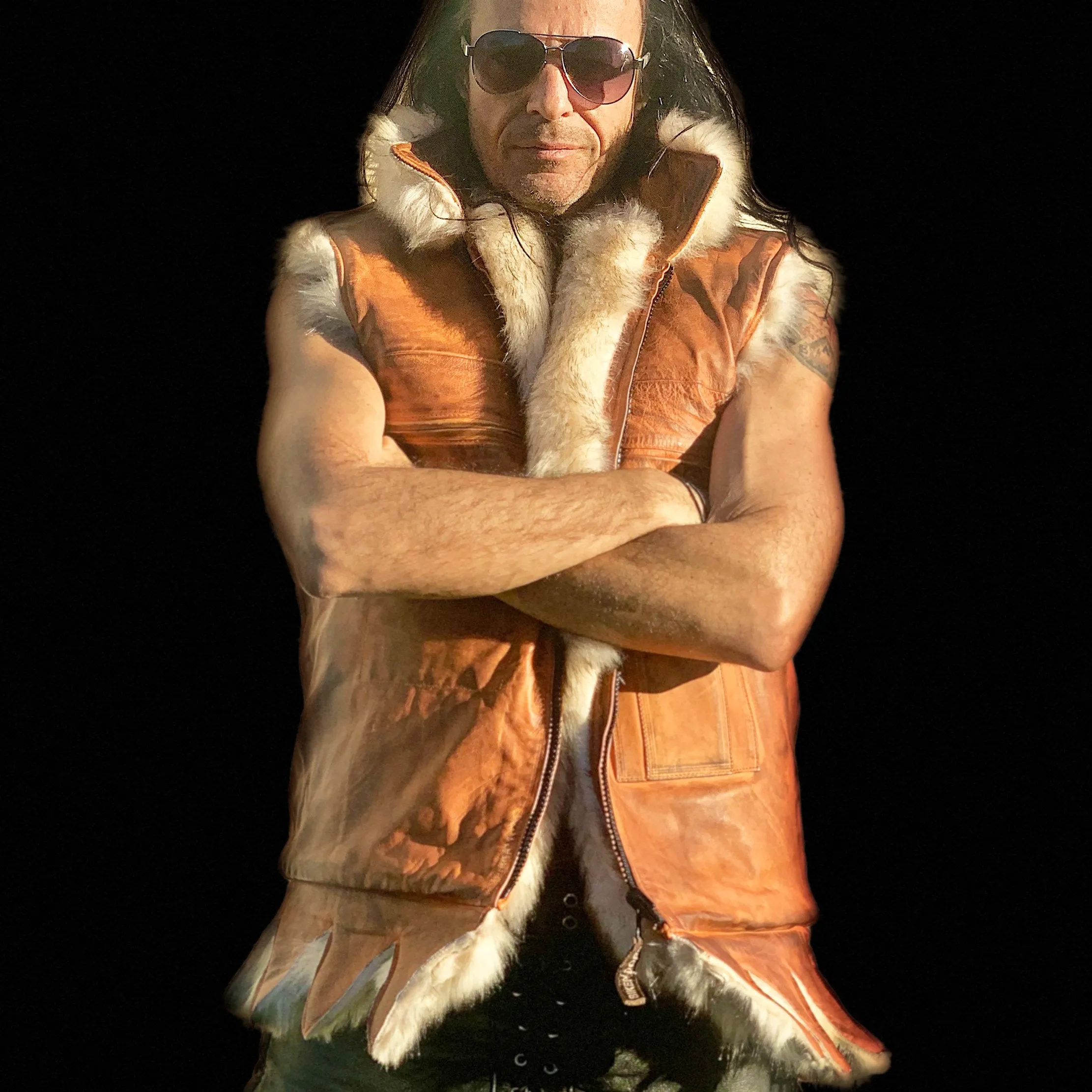 The Wilding Fur Biker Vest<BR>by Biker Dope™