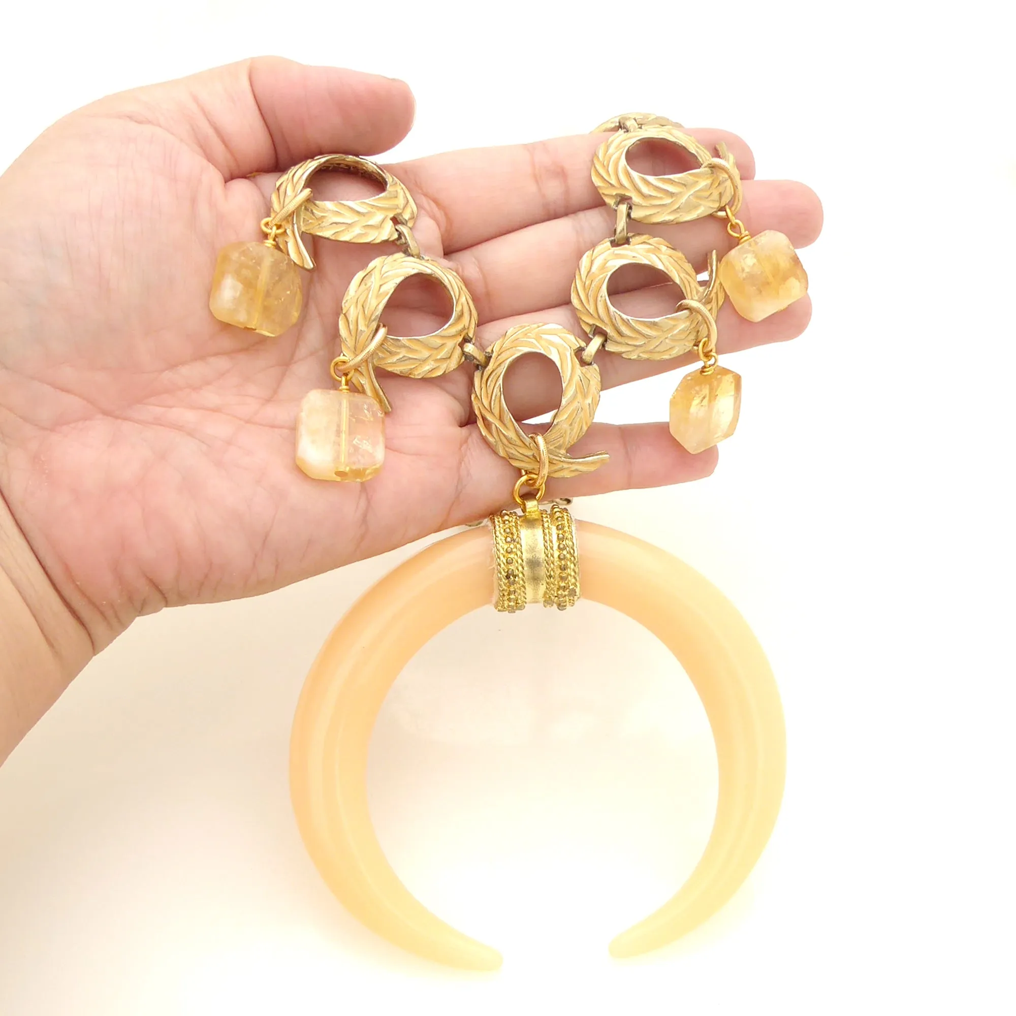 Theia citrine necklace