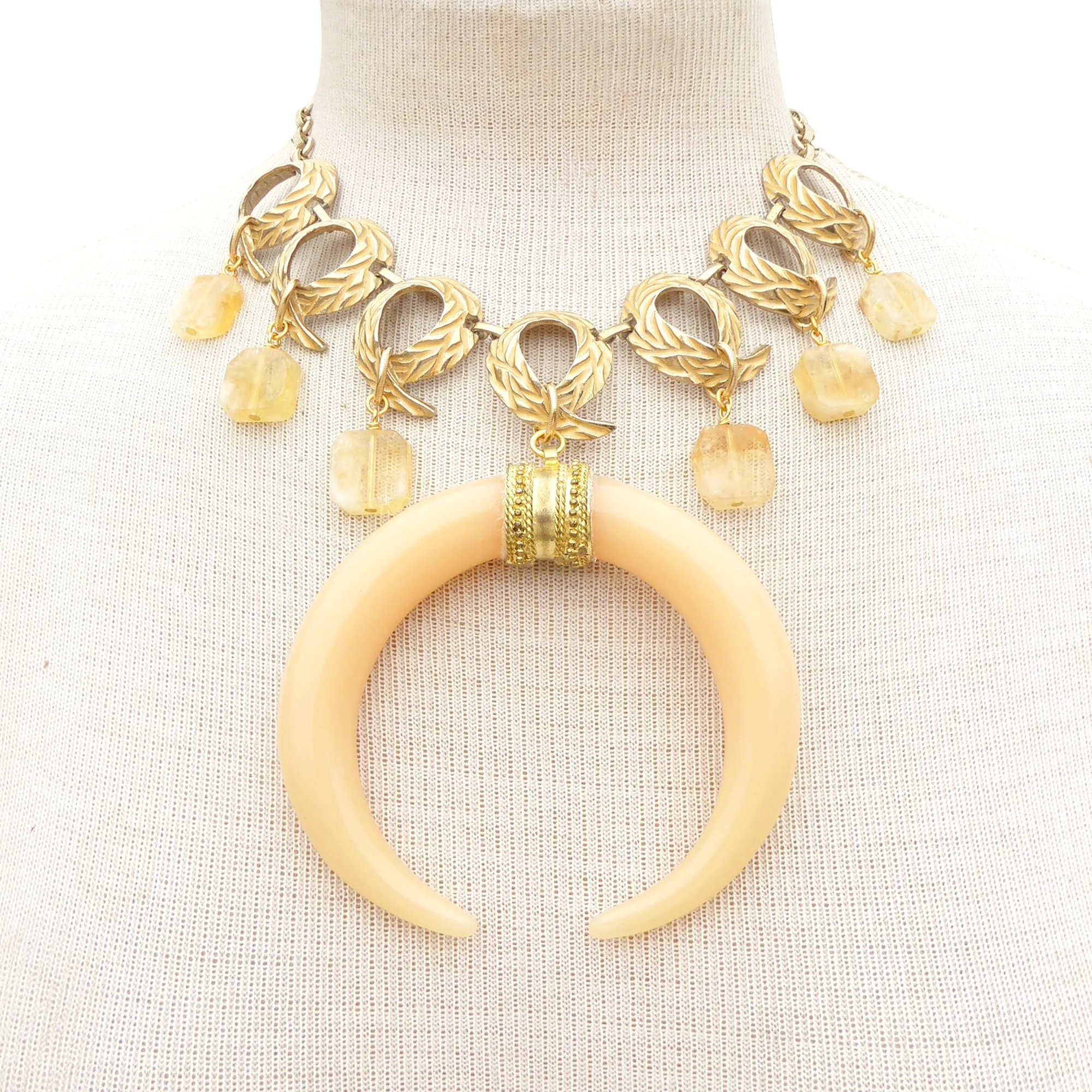Theia citrine necklace