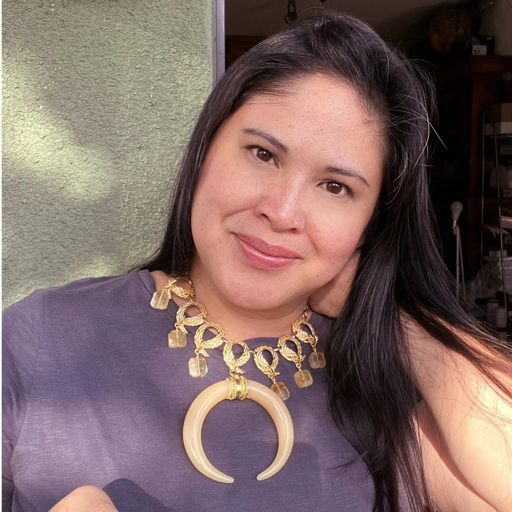 Theia citrine necklace