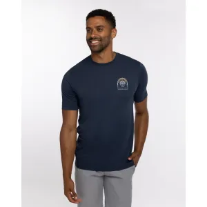 TRAVIS MATHEW MENS FREE DAY T-SHIRT - DRESS BLUES