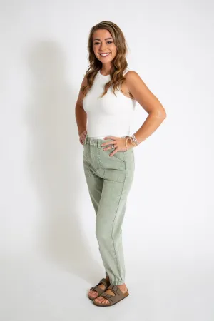 Twill Jogger Pant