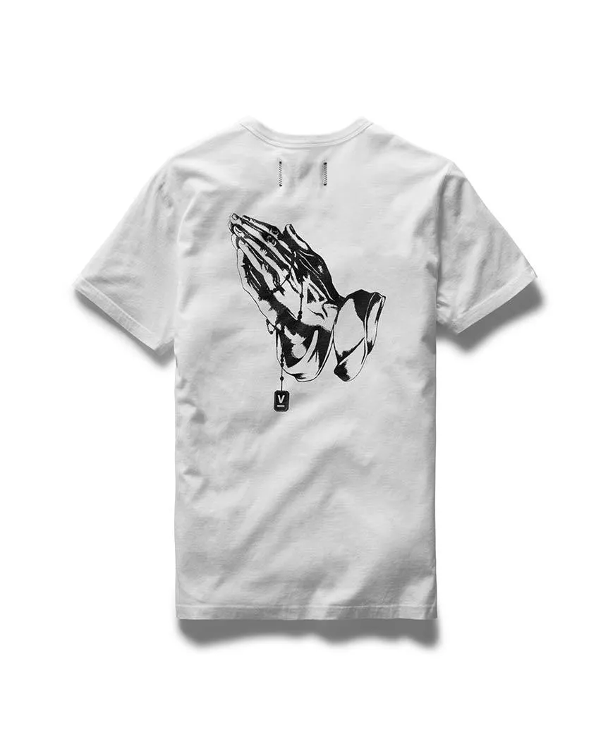 Victory Praying Hands T-Shirt White