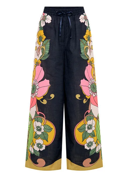 Vivid Elastic Waist Pant