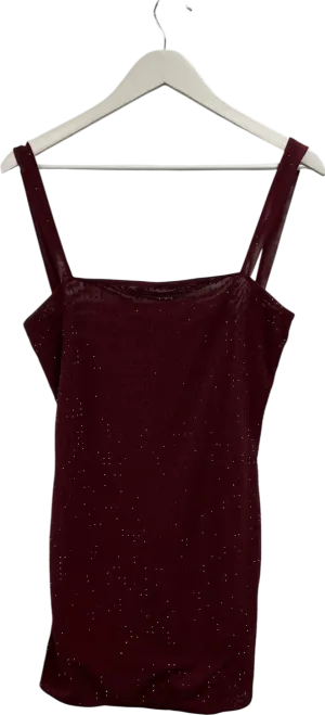 White Fox Red Pump The Volume Embellished Mini Dress UK L