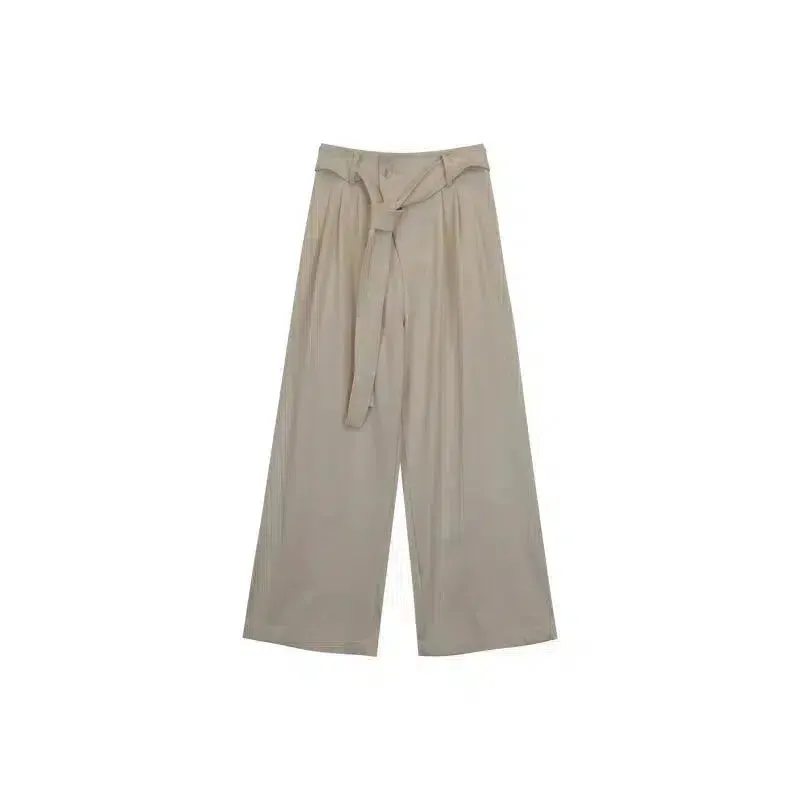 Wide-Leg Casual Pants
