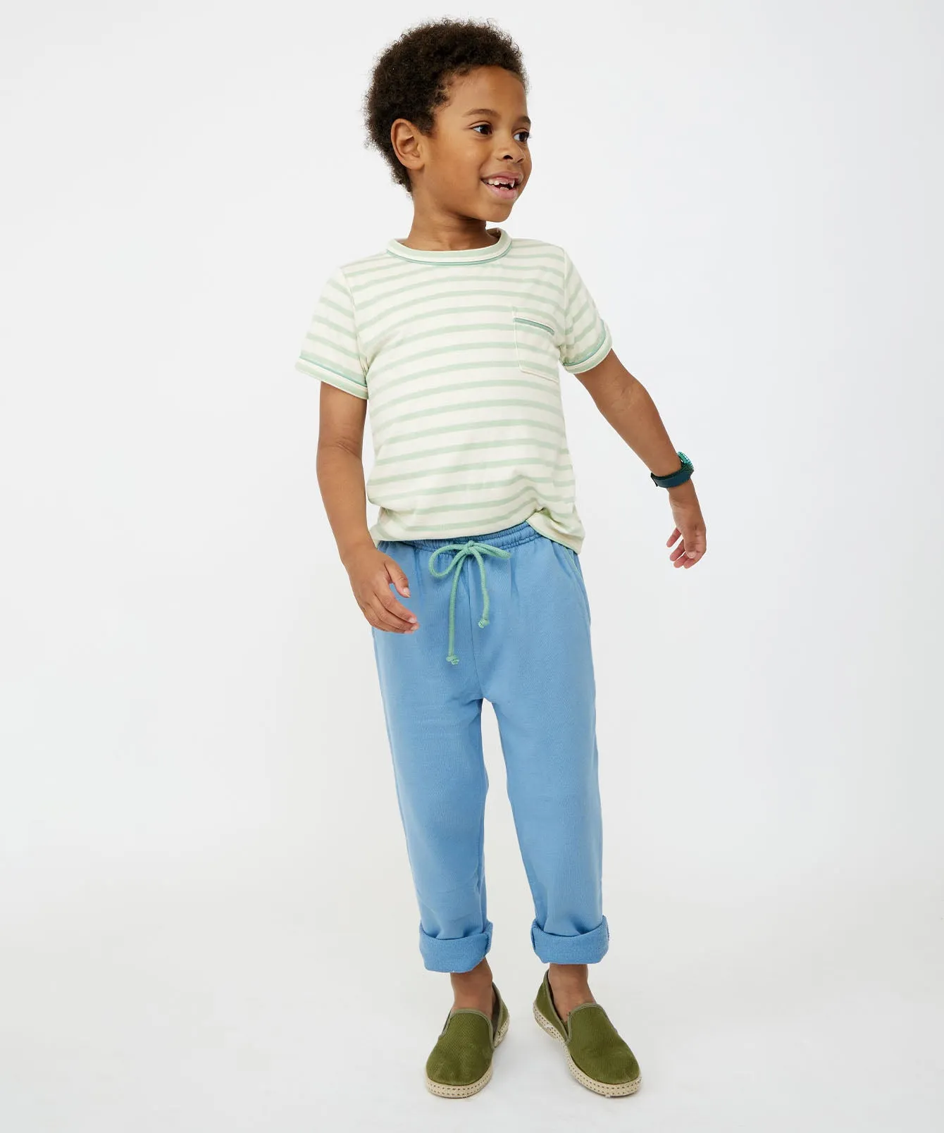 Willie T-Shirt, Kiwi Stripe