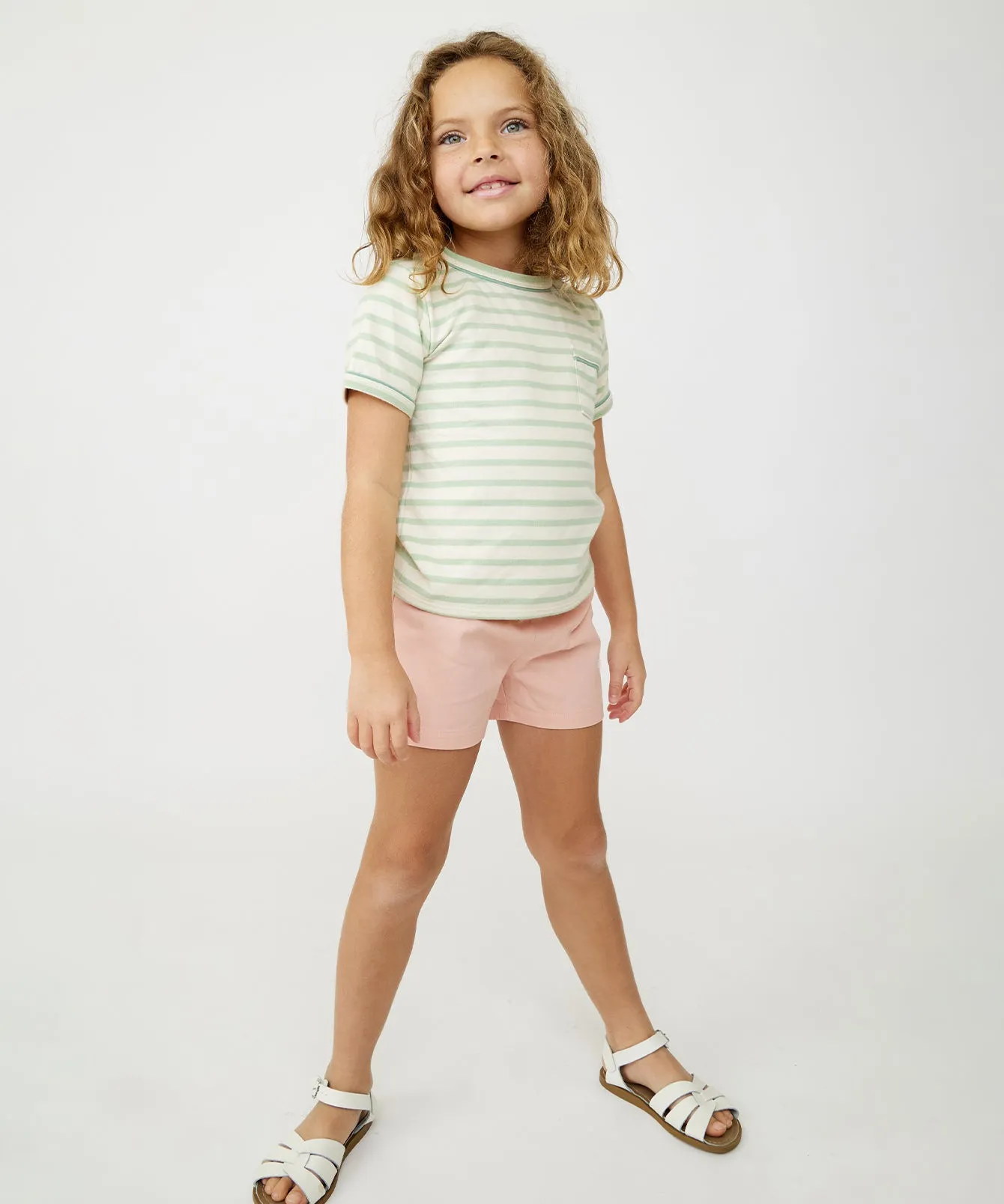 Willie T-Shirt, Kiwi Stripe