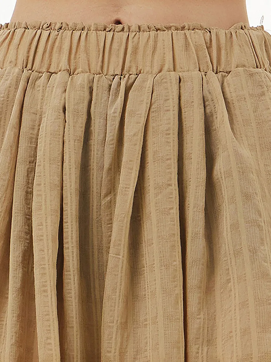 Women Summer Artsy Plaid Loose Thin Wide-leg Pants