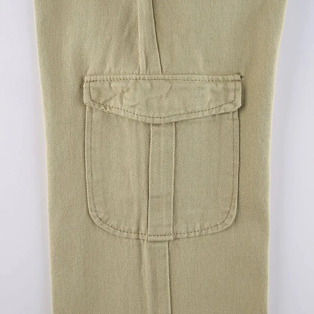 Women's Casual Solid Color Cargo Pants