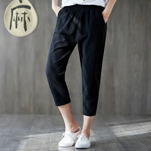 Women's Cotton & Linen Summer Pant..