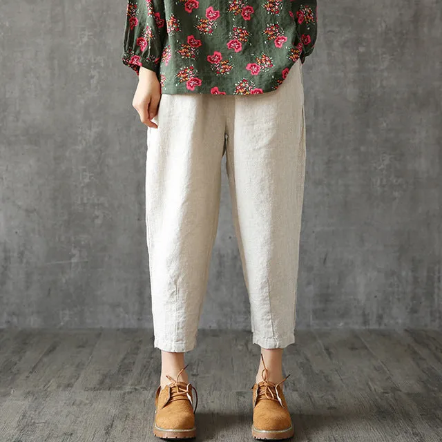 Women's Cotton & Linen Summer Pant..