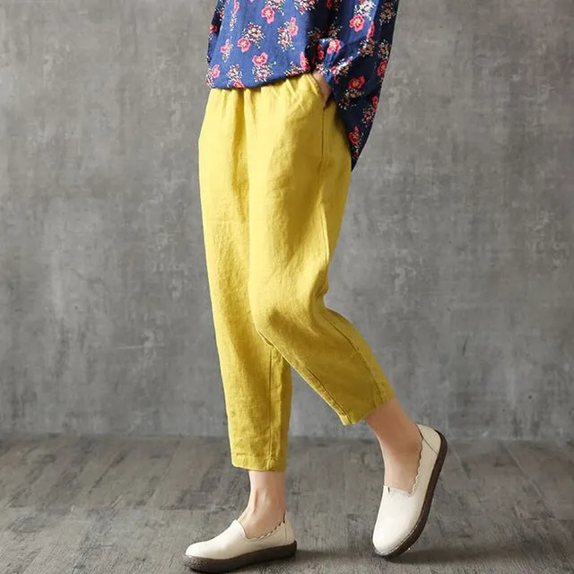 Women's Cotton & Linen Summer Pant..