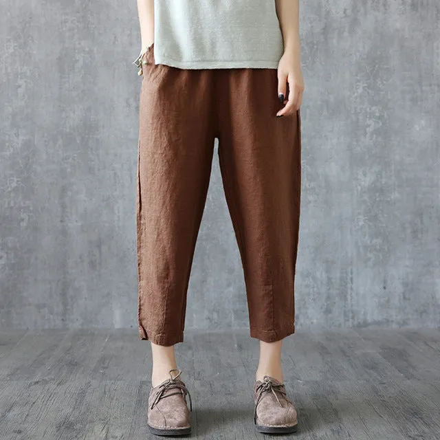 Women's Cotton & Linen Summer Pant..