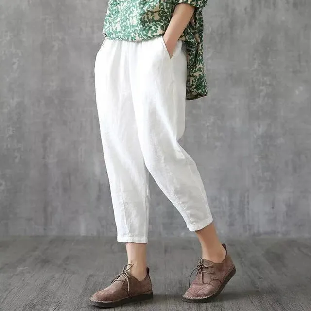 Women's Cotton & Linen Summer Pant..