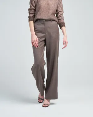wool pants with lurex